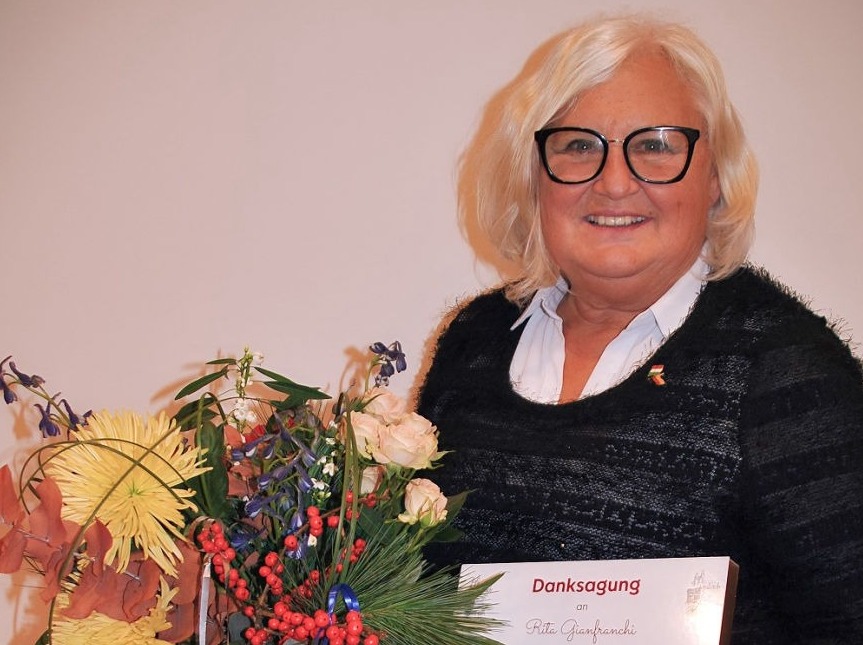 letzte Vereinsvorsitzende Rita Gianfranchi